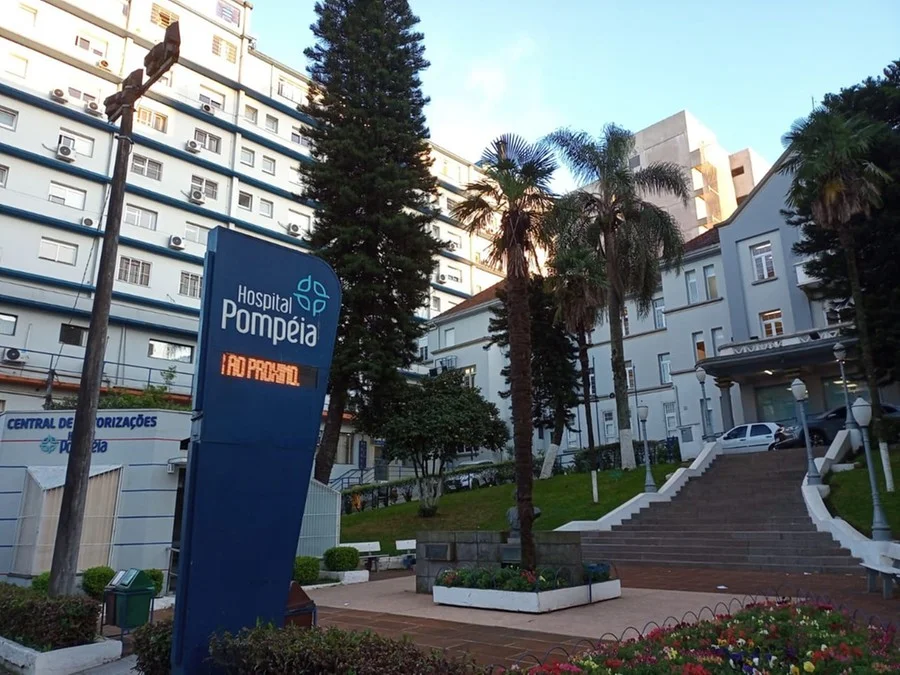 Fachada do Hospital Pompéia